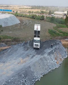 1.6K views · 76 reactions | The Power of Machine Big Truck Working The New Road With Wheel Loader SDLG Push Stone | Bulldozer City | Facebook