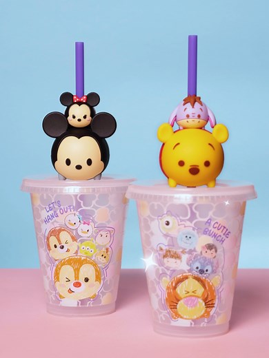 Disney & Pixar Tsum Tsum Cold Cup Set at Coffee Bean SG