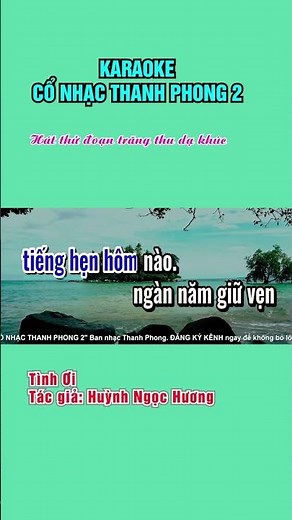 Hát trăng thu dạ khúc bài tình ơi