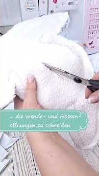 Einfache Nähanleitung: Wal Balena nähen für Kinder ab 6 Jahren 🐋