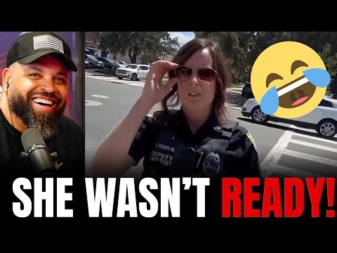 Female Cops Suck! She gets Trolled for not knowing the Law 🤯