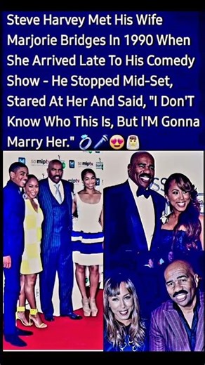 “I don’t know who this is, but I’m gonna marry her.” Steve Harvey #SteveHarvey #Marjorie #Love