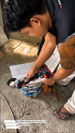 Powerful Tile Cutting Tool | Professional Angle Grinder Tutorial for Perfect Ceramic Tile Cutting