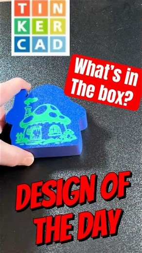 A Bambu P1S 2 color Tinkercad SVG Puzzle & matching box! 💯🔥