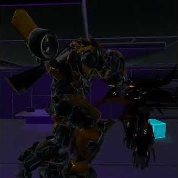 the Autobots vs predaking