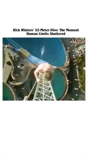 Strivon | Sports Highlights on Instagram: "In 1983, at SeaWorld San Diego a steel platform soared 52.4 m (172 ft) into the sky for the epic World Record High Dive Challenge. Rick Winters stepped up with legs locked, arms firm, spiralling downward in a breathtaking human arrow before slamming into near-freezing salt water the impact likened to crashing into solid ground. Alongside fellow divers Rick Charls, Dana Kunze, Bruce Boccia and Mike Foley he shared the record that has stood through decade