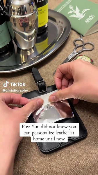 Hand Foiling Techniques for Personalizing Leather at Home