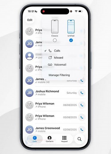 📱 iOS 26: How To Change Phone App Layout On iPhone