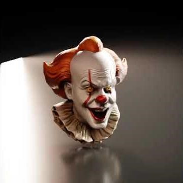 Stephen King's It Pennywise 3D collectible model