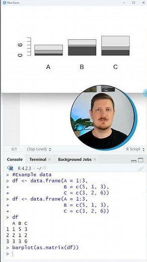Base R vs. ggplot2 - Stacked Barcharts! #rstats #rprogramming #DataViz #ggplot2 #datascience