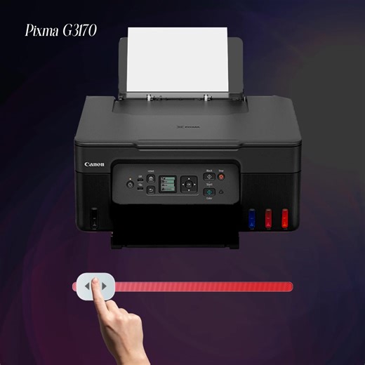 🖨️ Así de fácil es imprimir con tu PIXMA G3170 compacta, rápida y lista para todo lo que haces. Imprime hasta 6,000 páginas en negro o 7,700 en color con un solo set de tintas. 🔥 Lo que la hace diferente: • MegaTank recargable. • Wi-Fi integrado para imprimir desde tu celular. • Pantalla LCD 1.35” fácil de usar. • Tamaño compacto, ideal para casa o estudio. Ahora cuéntanos 👇 ¿Qué sería lo primero que imprimirías con tu PIXMA G3170? | Canon