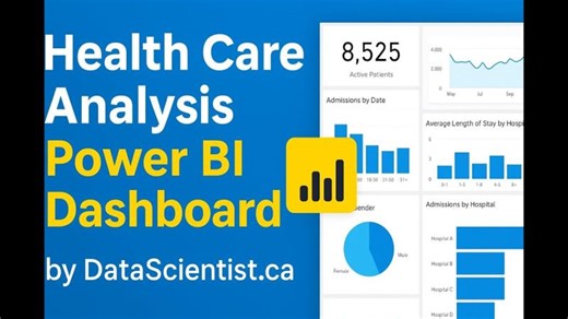 Health Care Analysis Power BI Dashboard | Step-by-Step Tutorial by DataScientist.ca | Psychology