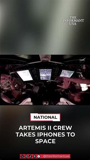 🌌 iPhones in Space: Artemis II Crew Shows Technology in Zero Gravity