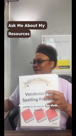 Vocabulary & Spelling Practice Skills Book for Grades K-2, 3rd-5th, & 6th-8th, Learning Materials