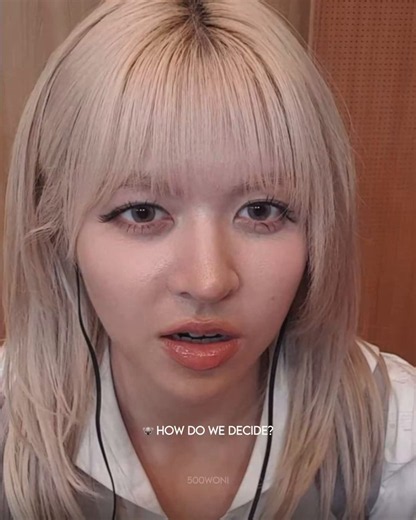 asked lily how haely decides what to do during their lmlt part today- haewon initiates mostly, lily only decided once (hand holding)- after that haewon told lily that its underwhelming and boring and said shes gonna decide it next time 😭😭 (on brand)
