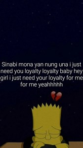 81K views · 979 reactions | Loyalty - skusta clee (lyrics) | Ino Tv | Facebook