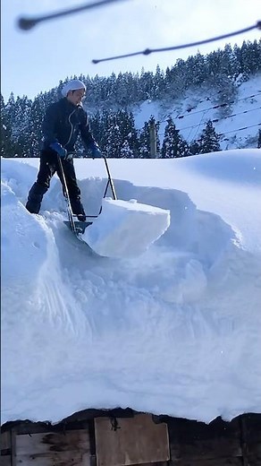 "Snow removal" 2nd house for the first time in 2023 season "clipping ②"