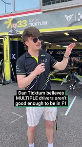 Who is Ticktum hinting at? 😅 Formula E driver for Cupra Kiro Dan Ticktum believes EIGHT drivers aren’t good enough to be in Formula 1 ahead of the Monaco E-Prix and Miami Grand Prix. | Metro Sport