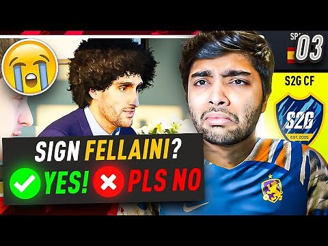 I TRIED SIGNING FELLAINI but this Happened...🤣 - FIFA 22 CREATE A CLUB EP3