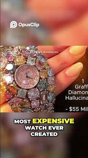 $55 Million Watch Covered in Rare Colored Diamonds 💎 (Graff Hallucination)