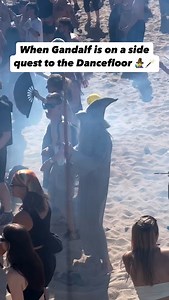 Gandalf blessing the dancefloor with pure wizardry 🪄✨ @hive_festival 🎥: @http.riro #hivefestival #technomusic #gandalfthegrey | Techno & Psychedelia