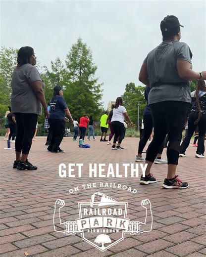 Have fun, get fit at Railroad Park! The line dancing class tomorrow is a fun, low-impact exercise class designed for all ages. Learn the choreographed dance steps to your favorite songs while improving your coordination and fitness. #healthierhappier | Blue Cross and Blue Shield of Alabama