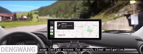 Flexscreen Pro 2025 Model, Flexscreen Pro Carplay, 10.26" HD Touch Screen Car Stereo, 4K Dash Cam Front and Rear with Voice Control, Mirror Link, Bluetooth, GPS Navigation, AUX/FM (2025 Model)