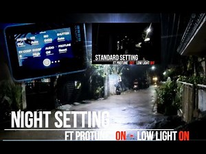 GoPro Hero5 Black | "Low Light Conditions " Best Settings For Night | GoPro Hero 5 Night Video