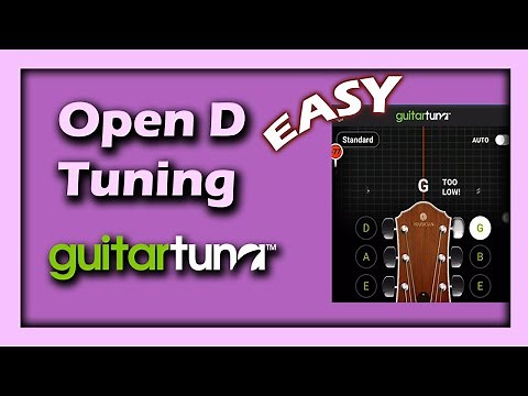 Guitar Open D Tuning | DADF#AD | Guitar Tuna