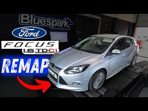 Ford Focus 1.6 TDCI ZETEC 113bhp/115ps Custom ECU Remap with Dyno Test
