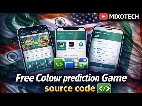 Free Colour Prediction Game Source Code | Gaming API + Admin Panel | Casino Script 2026 | Full Setup