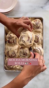 53K views · 215 reactions | mocha morning rolls. chocolate and coffee all rolled into a soft roll with espresso cream cheese frosting 襤 and the big surprise? they’re not overly sweet 螺 recipe link in the comments below! #recipe #dessert #delicious #recipeoftheday | A Cozy Kitchen | Facebook
