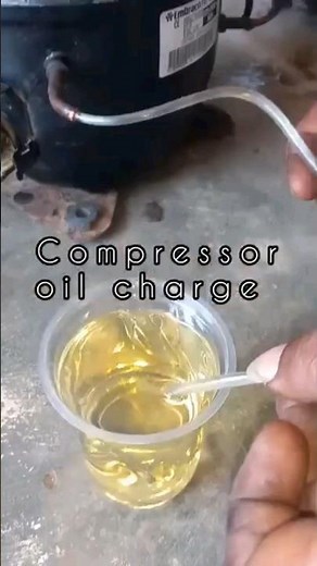 refrigretor compressor oil change frige compressor oil change #refrigerator #frige #ac #frige