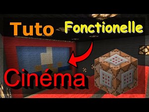 Comment faire un CINÉMA FONCTIONNEL sur MINECRAFT