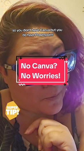 #ContentHack when you don't have Canva but you DO have PowerPoint. This is one I've shared with my workshop attendees for the last 14 years. File 👉 Export 👉 Change File Type 👉 JPEG File Interchange Format (*.jpg) 👉 Save As. Have fun. Don't hit anyone in the eye running to your keyboard for this one. #ContentCreation #contentcreator #timemanagement #canva #Microsoft #powerpointtutorial #powerpointpresentation