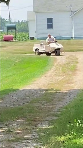 Test ride 1980 Harley Davidson Three Wheel Golf Cart