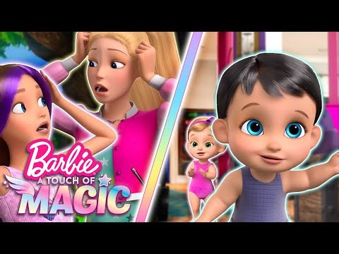 Barbie's Parent's Turn Into Babies?! | Barbie A Touch Of Magic Season 2 | Netflix Clip