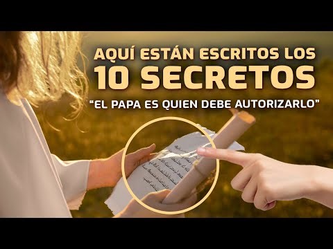 Este es el secreto profético del RÓTULO CELESTIAL que contiene los 10 secretos de Medjugorje
