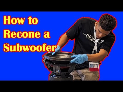 How to fix a blown subwoofer!