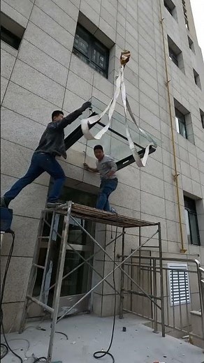 Frameless Glass Canopy Installation Spider Fittings + Glass Bolts #GlassCanopy #spiderfittings