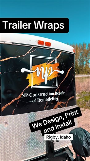 From concept to install 🔥 This custom full trailer wrap came out clean from every angle. Love seeing a plain trailer turn into a rolling billboard that actually grabs attention on the road. Big shoutout to our customer for trusting us with the vision. 👌 #TrailerWrap #VehicleWrap #CustomGraphics #WrapLife #SignifyGraphics