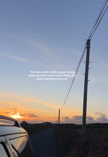 The Beautiful Encounter of Sun and Moon in Ireland