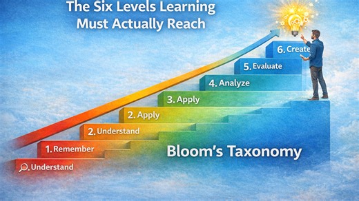 1.2 Bloom’s Taxonomy: The Six Levels Learning Must Actually Reach