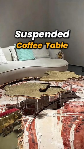 ✨This coffee table transforms everyday living into an artful experience Its golden brass top, hand-cast with a distinctive texture, sits atop a geometric acrylic base that plays with light and space. A modern centerpiece that blends natural inspiration with contemporary design, perfect for elevating any living room. #modernfurniture #coffeetable #interiordecor #luxuryhome #artfulfurniture #livingroomstyle #designinspo | Dirani Design Furniture | Facebook