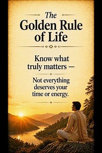 The Golden Rule of Life | Know What Truly Matters|#shorts