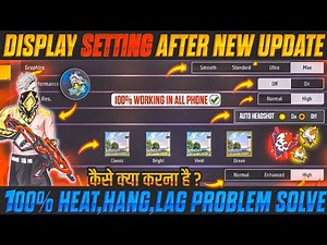 display Setting Free Fire | Pro Player display Setting Free Fire 2025 | Free Fire Max New Setting