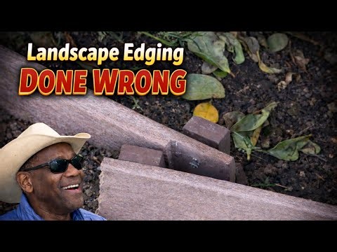 STOP Installing landscape Edging Like This…