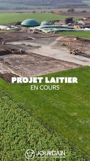 Retour en vidéo sur le gros projet laitier en cours dans l’Est de la France 🙂‍↔️ #jourdaingroup #bovin #ferme #agriculture | Jourdain SA