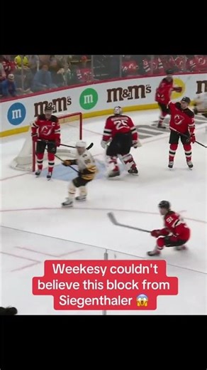 Weekes couldn’t believe it 😱