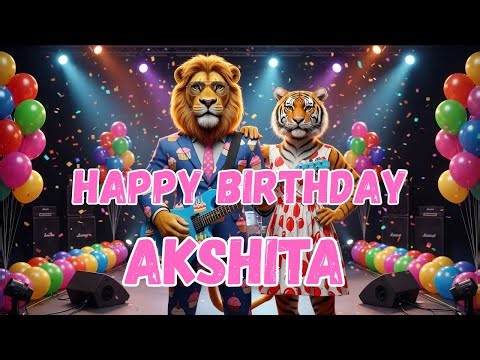 AKSHITA Happy Birthday Song - Happy Birthday to Akshita